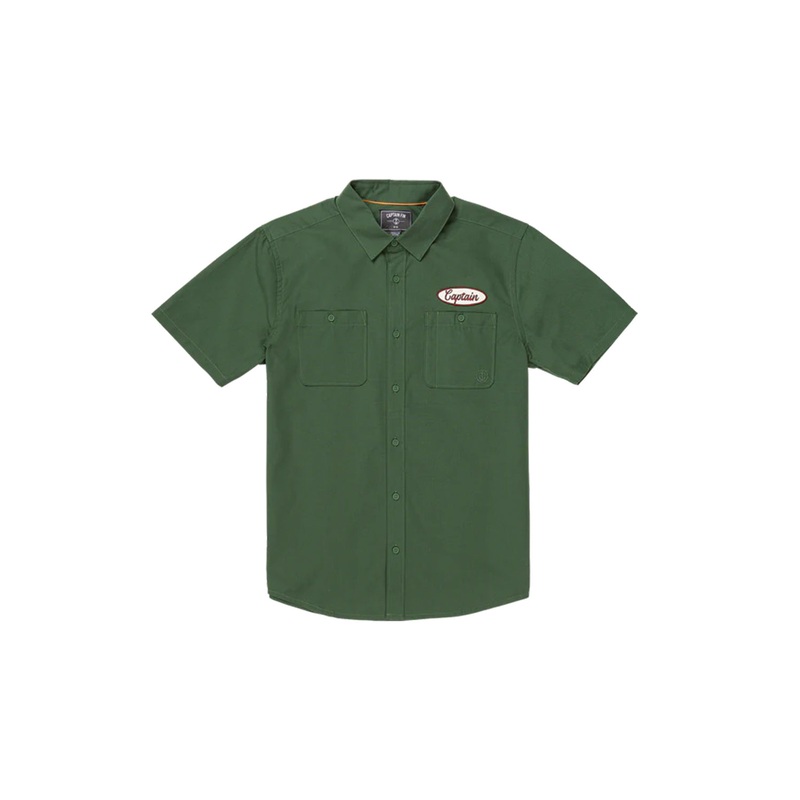 Captain Fin Co Mens Gaslight Short Sleeve Shirt