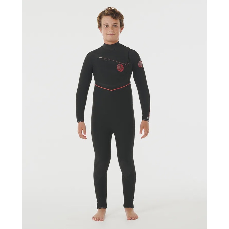 Kids F-Bomb Fusion 3/2 Chest Zip - Black