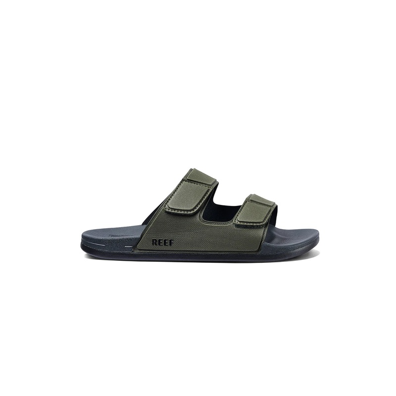 Reef Mens Cushion Tradewind Slides Olive