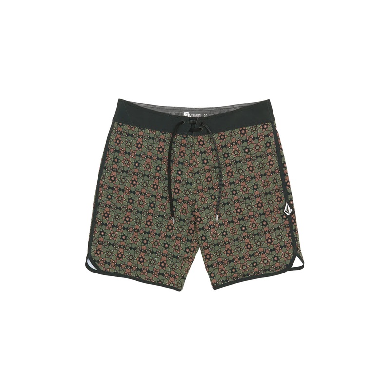 Volcom Mens Fractal Scallop Mod-Tech 19" Boardshort