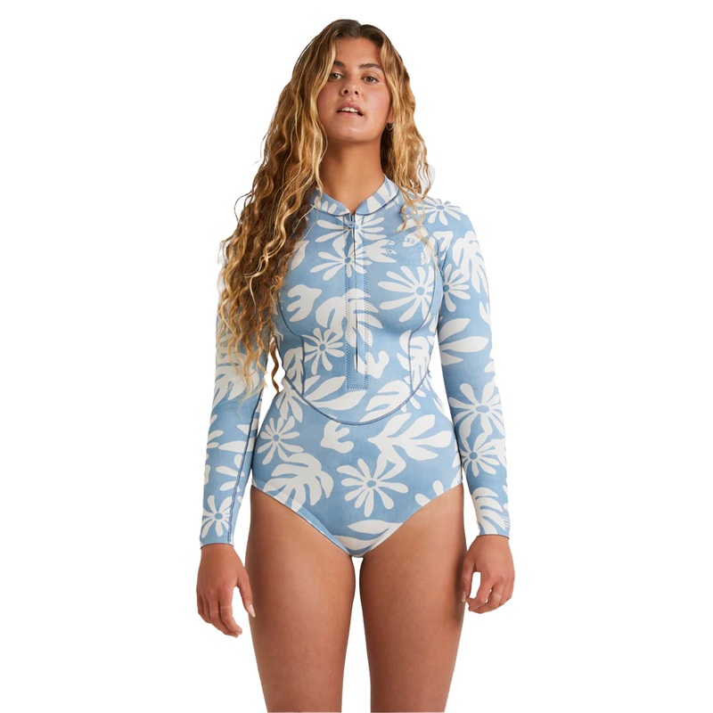 Womens Salty Dayz Light Natural Long Sleeve Springsuit