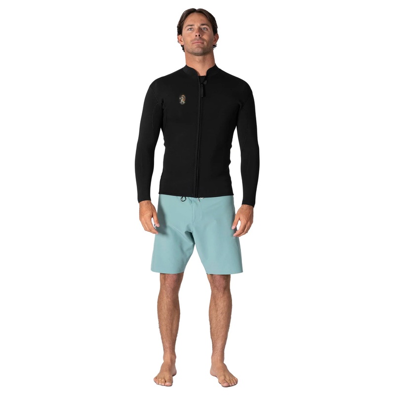 Vissla Mens Solid Sets 2mm Front Zip Jacket