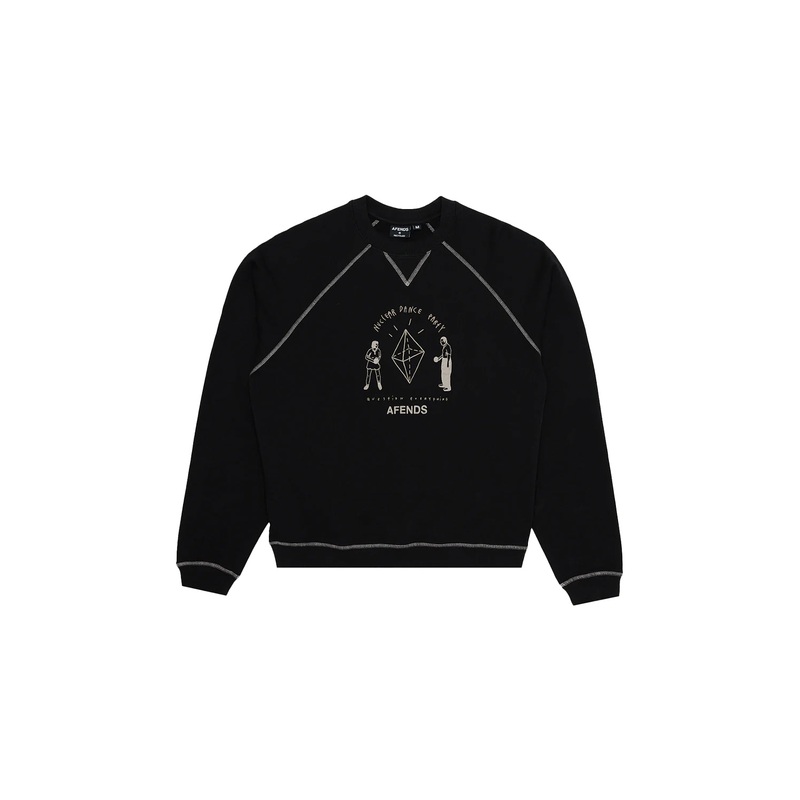 Afends Mens Dance Party Crew Neck