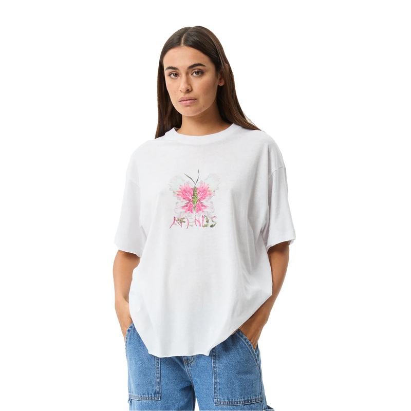 Afends Womens Butterfluer Oversized Tee
