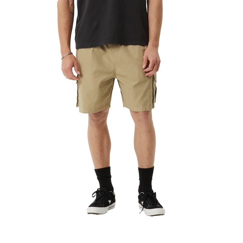 Afends Mens Ripped Out 98 Oversized Cargo Short 22"