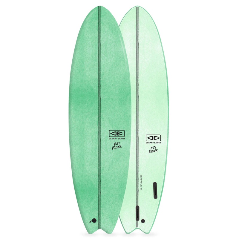 7ft Ocean & Earth Ezi Rider Softboard - Comes with fins