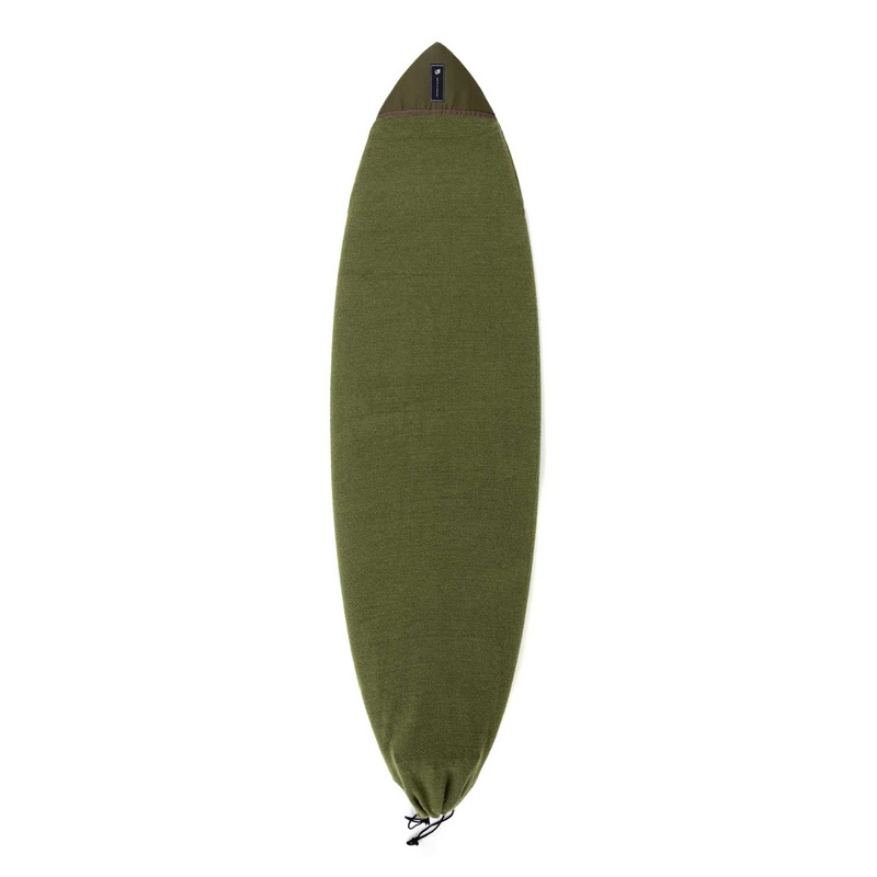 Creatures of Leisure Fish Icon Surfboard Sock (Sox) Military Green Cover