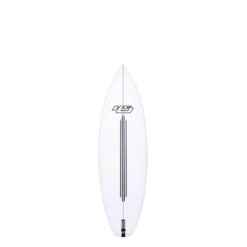 Hayden Shapes HS White NoiZ V2 GROM Surfboard by Craig Anderson