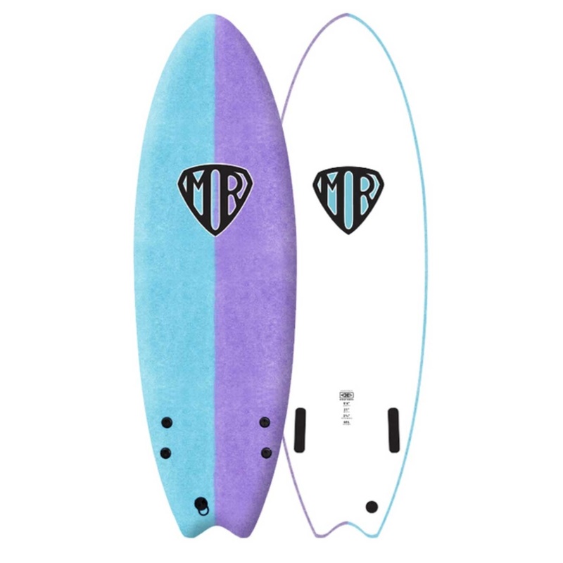 Ocean & Earth Mark Richards Ezi-Rider Twin Fin Softboard - Comes with fins