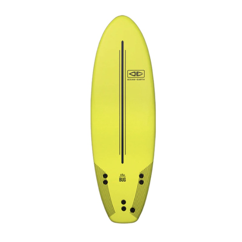 5'6 Ocean & Earth Bug Softboard - Comes with fins