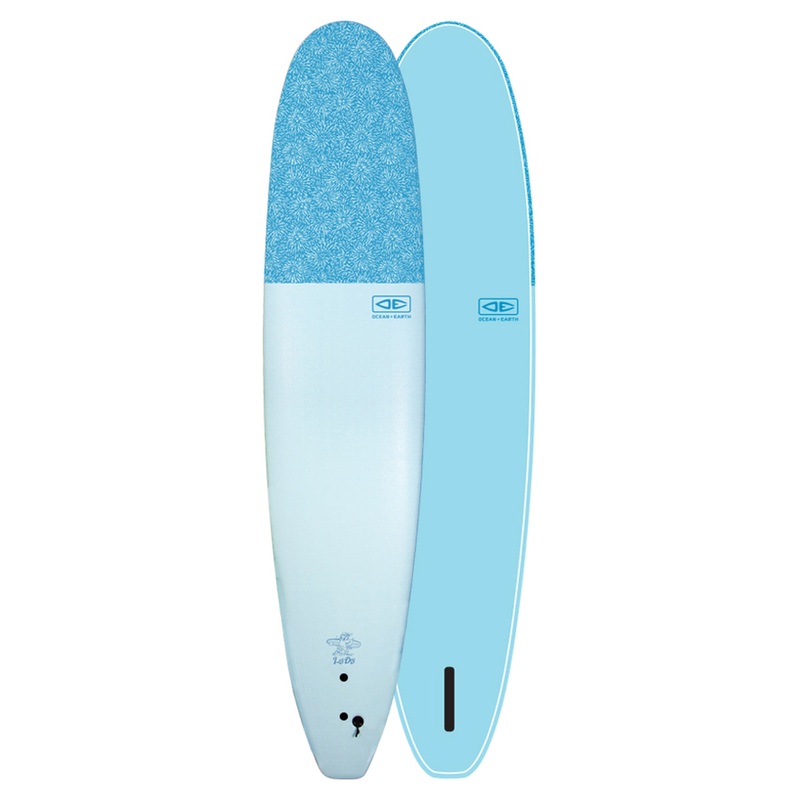 9ft Ocean & Earth Ezi-Rider Log Dog Single Fin Softboard