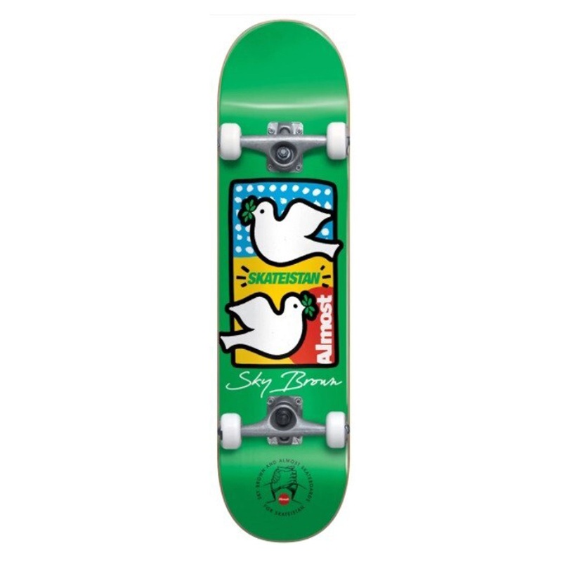 Almost Double Doves Skateistan Yth Skateboard 7.5"