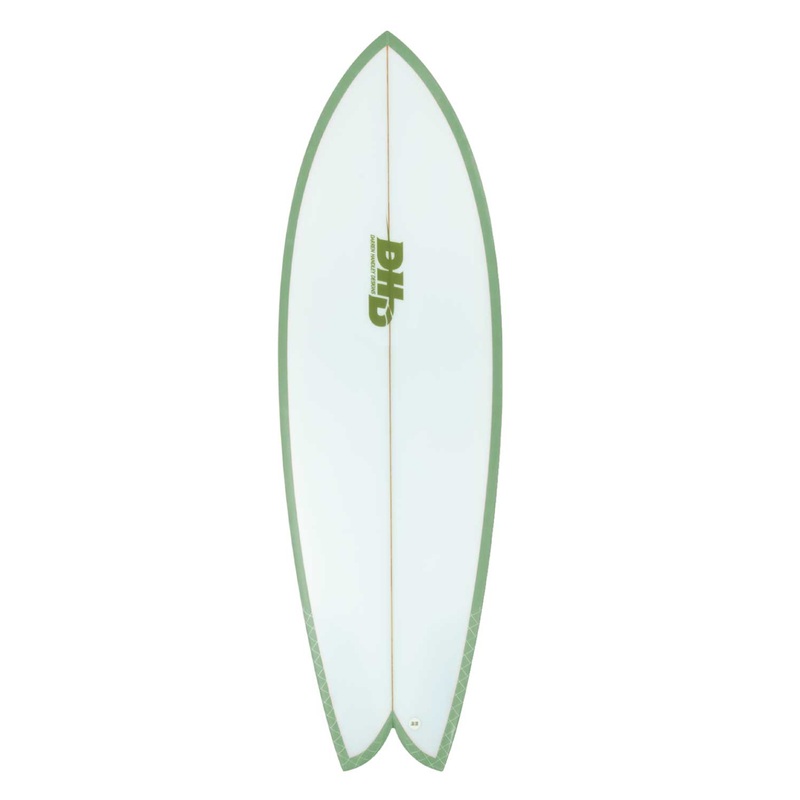 DHD Mini Twin Summer Series Fish Surfboard