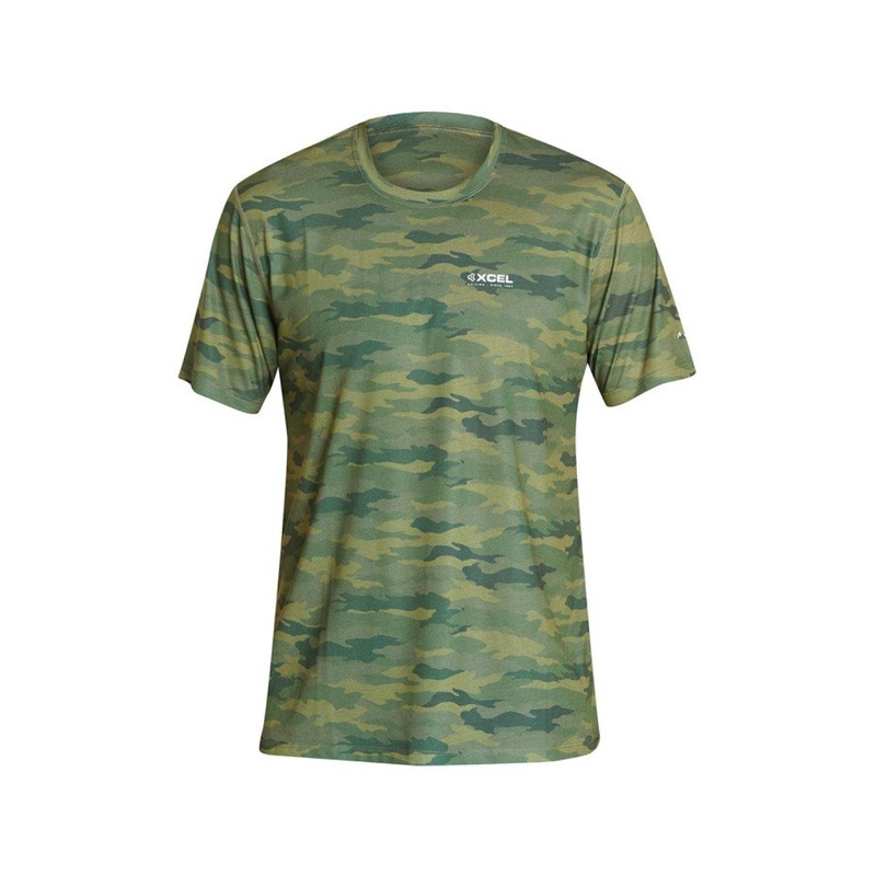 Xcel ThreadX Hawaiian Camo Short Sleeve Rashshirt