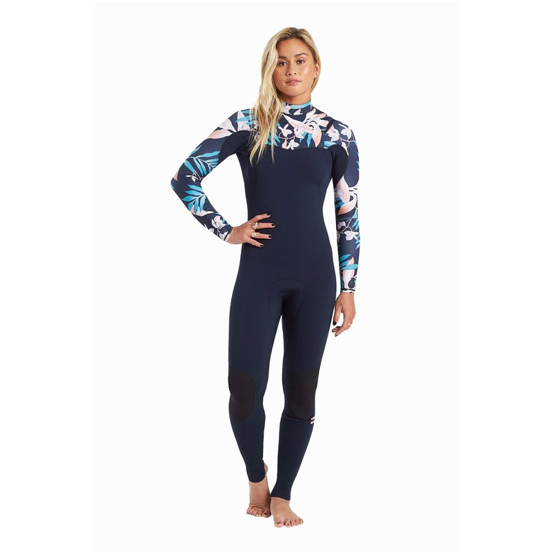 Billabong Women's 3/2mm Furnace Comp Chest Zip Steamer