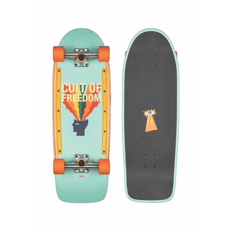 Globe Burner Cruiser Skateboard - Cult Of Freedom/Explode