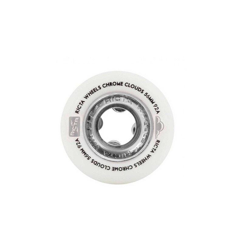 Ricta Chrome Clouds Black Skate Wheels 92A - 54mm