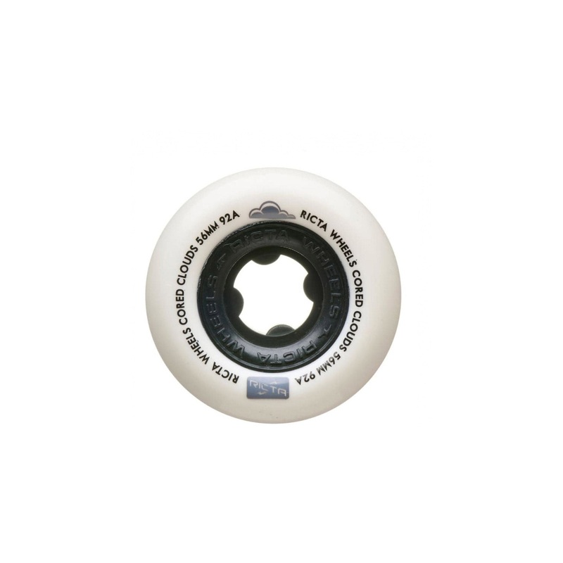 Ricta Cored Clouds Black Skate Wheels 92A - 56mm
