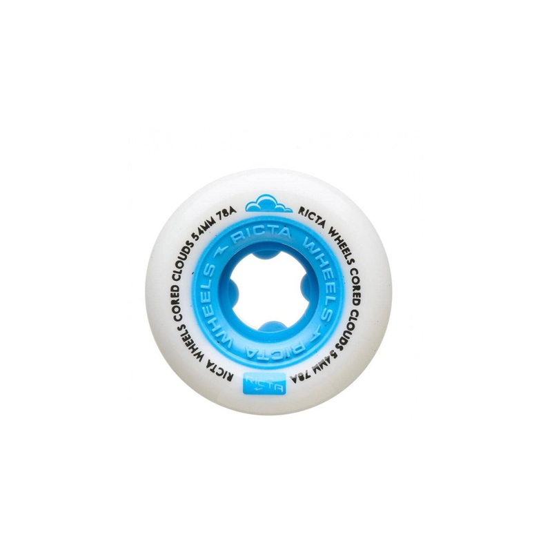 Ricta Cored Clouds Blue Skate Wheels 78A - 54mm