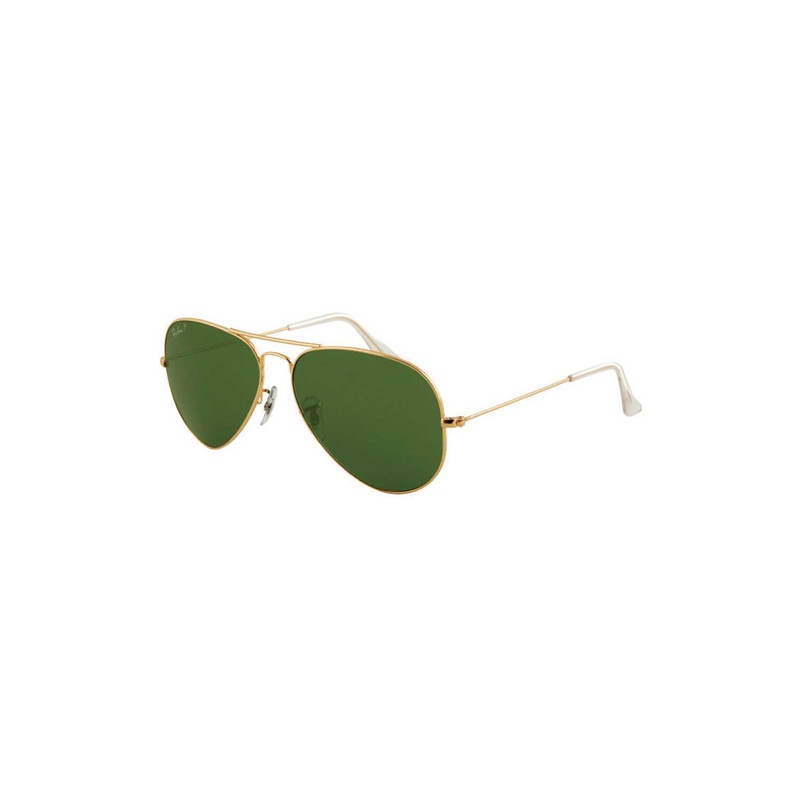Ray Ban Large Aviator Unisex Sunglasses - Metal Arista Green
