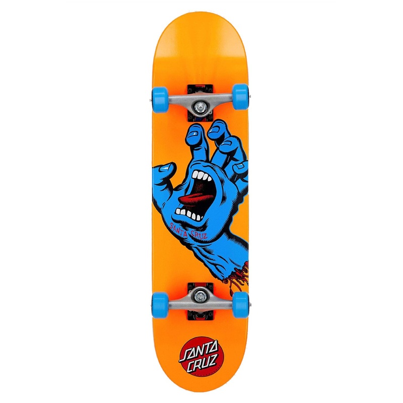 Santa Cruz Screaming Hand Orange Complete Skateboard - 7.8"