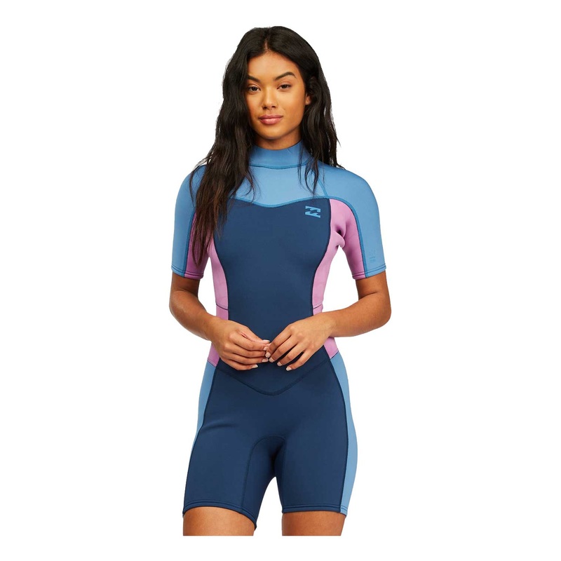 Billabong Women's 2/2mm Synergy Back Zip Springsuit Wetsuit