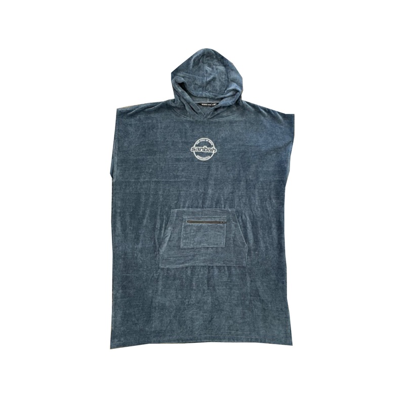 Adult Hooded Poncho Towel - Navy