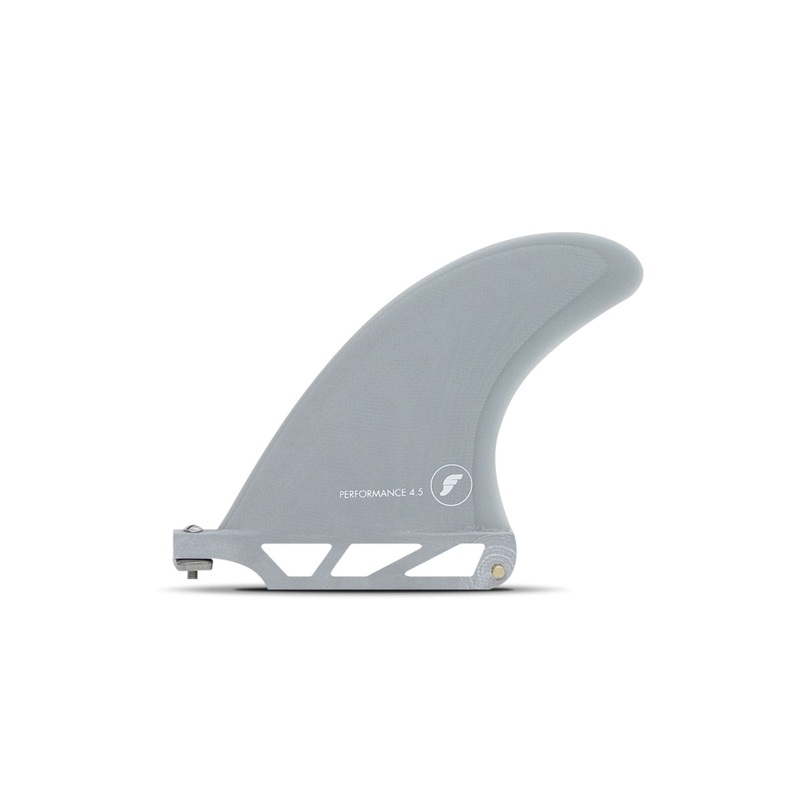 Futures Fins Performance 4.5 Fiberglass Single Longboard Fin - Grey