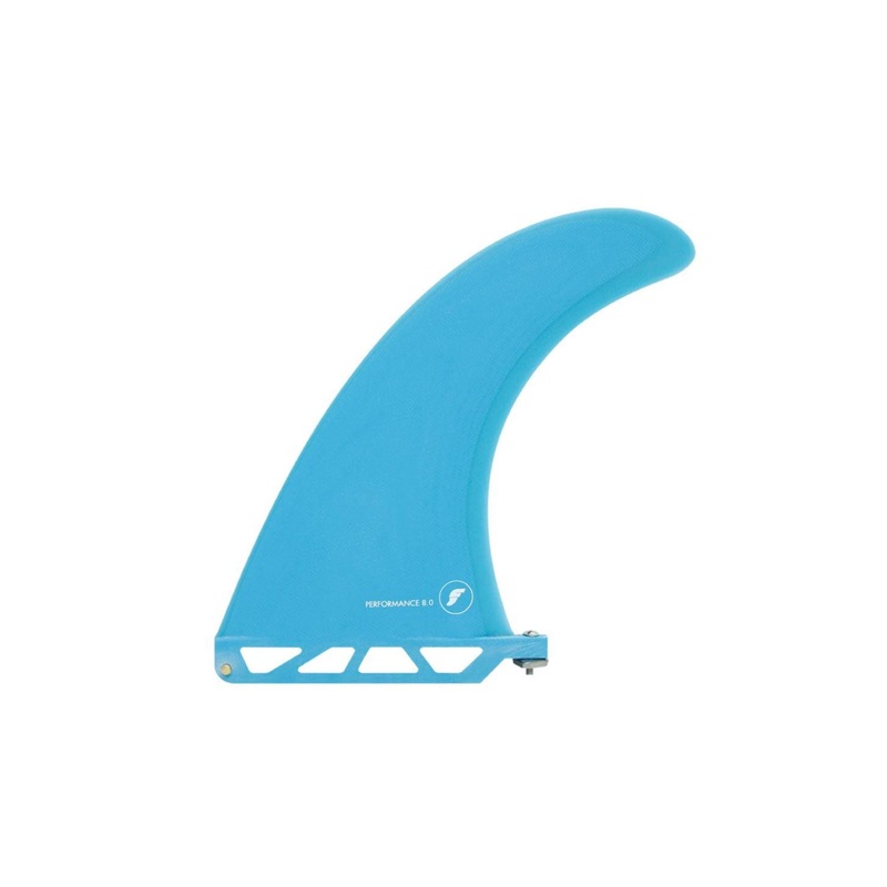 Futures Fins Performance 8 Fiberglass Single Longboard Fin - Teal