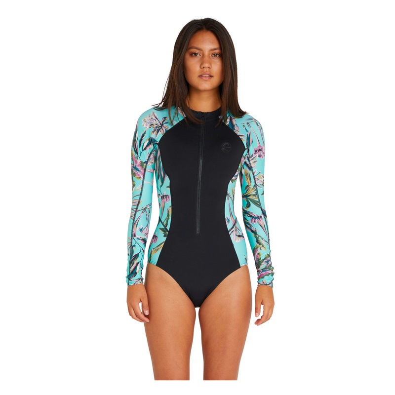O'Neill Womens Bahia Lycra Front Zip Long Sleeve Surfsuit