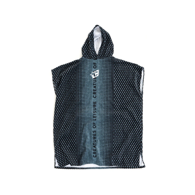 Creatures of Leisure Reliance Poncho Hooded Towel Slate Blue