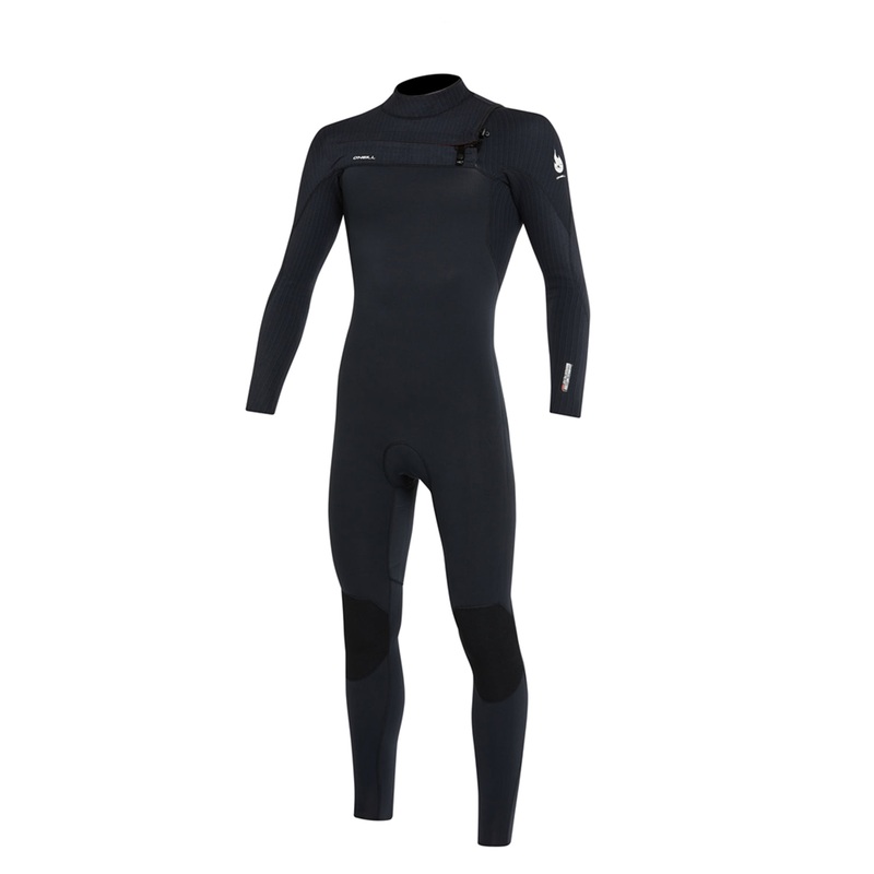 O'Neill Mens 4/3mm HyperFire Chest Zip Steamer
