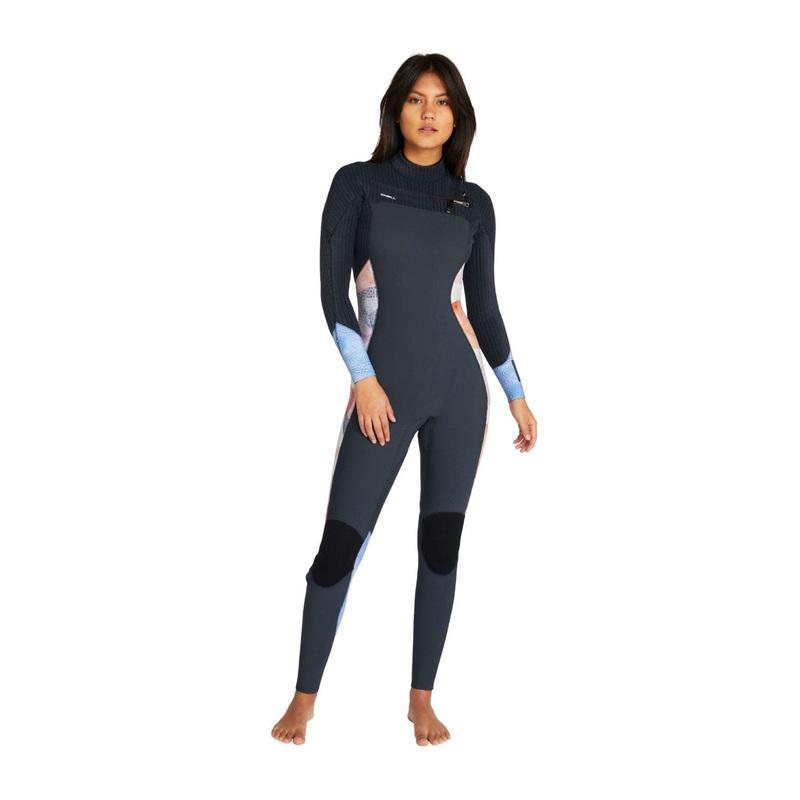 O'Neill Womens 3/2mm+ Blueprint Chest Zip Steamer