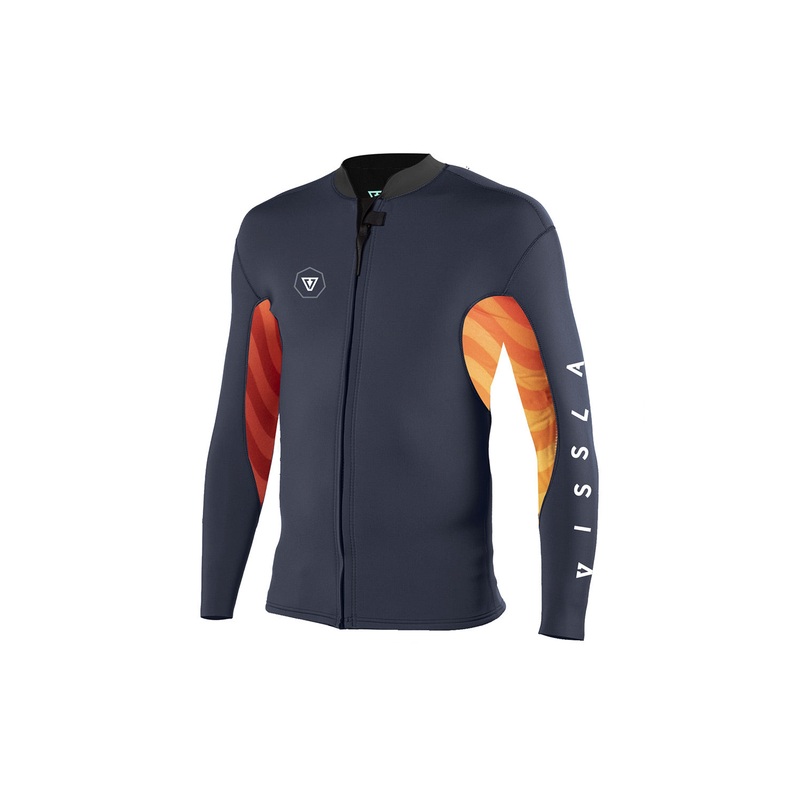 Vissla Youth Boys 7 Seas Shredder 2mm Front Zip Wetsuit Jacket