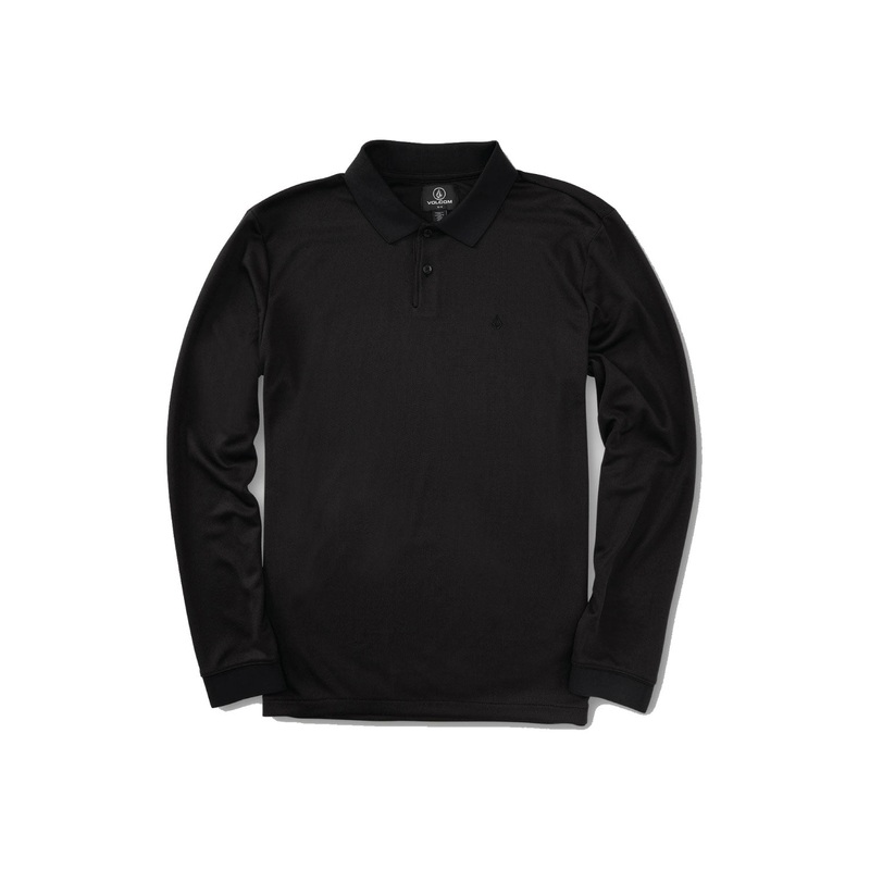 Volcom Men's Skate Vitals Chris Pfanner Long Sleeve Polo