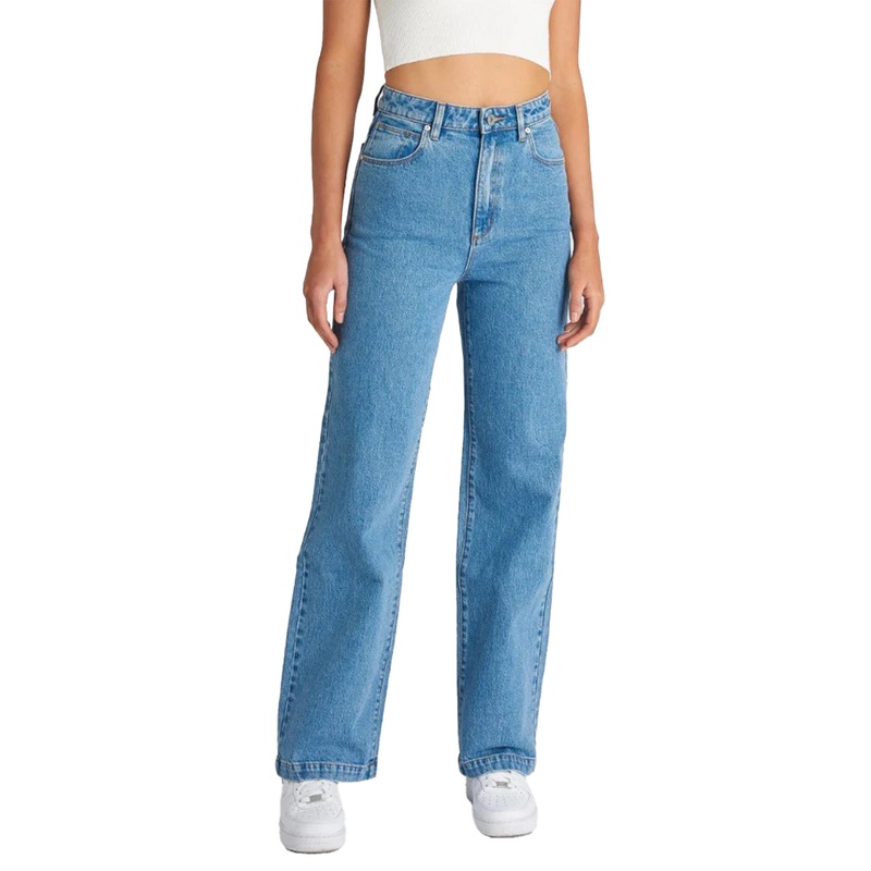 Abrand Womens 94 High & Wide Petite Jeans