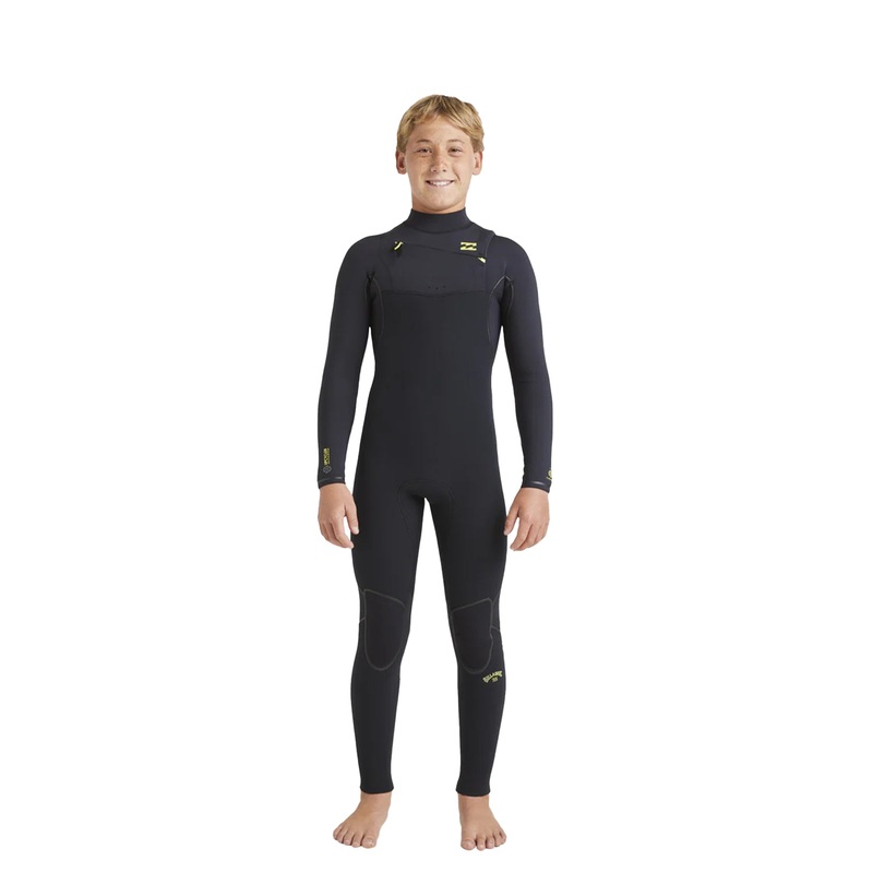 Billabong Boys (6-16) 3/2mm Furnace Natural Chest Zip Steamer Wetsuit