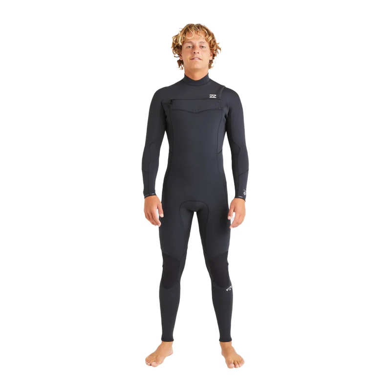 Billabong Mens 3/2mm Absolute Natural Chest Zip Steamer Wetsuit