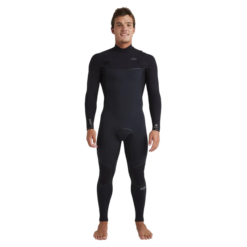 Billabong Mens 3/2mm Revolution Chest Zip Steamer Wetsuit