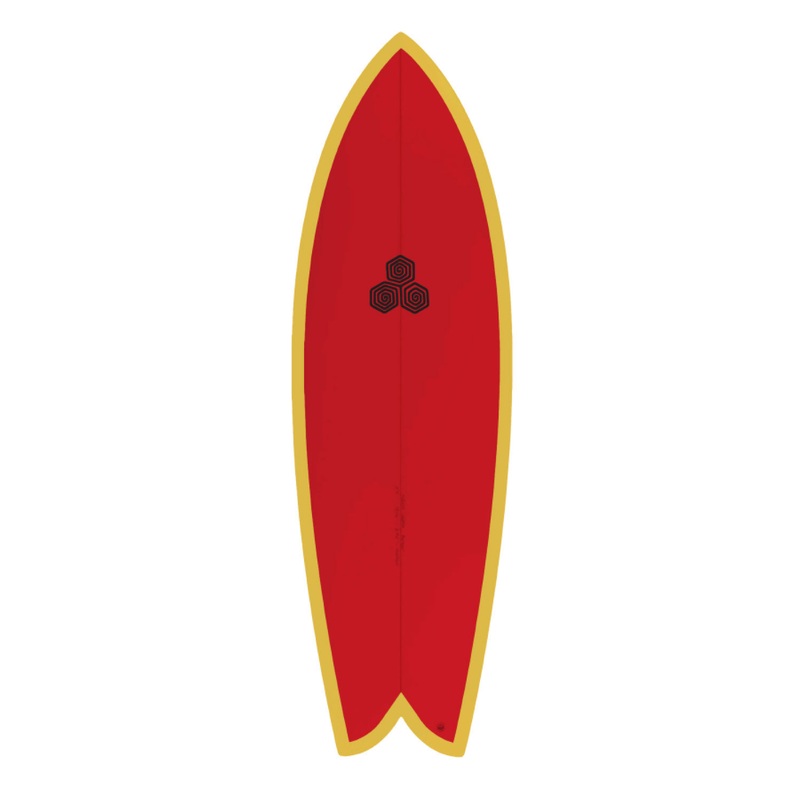 Channel Islands 'FEBS FISH' Surfboard - PAYMENT LINK - 5'7 RED FUTURES