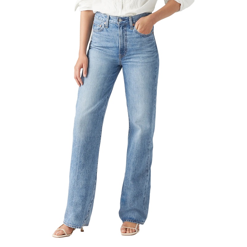 Levi's Womens Ribcage Wide Leg Jeans