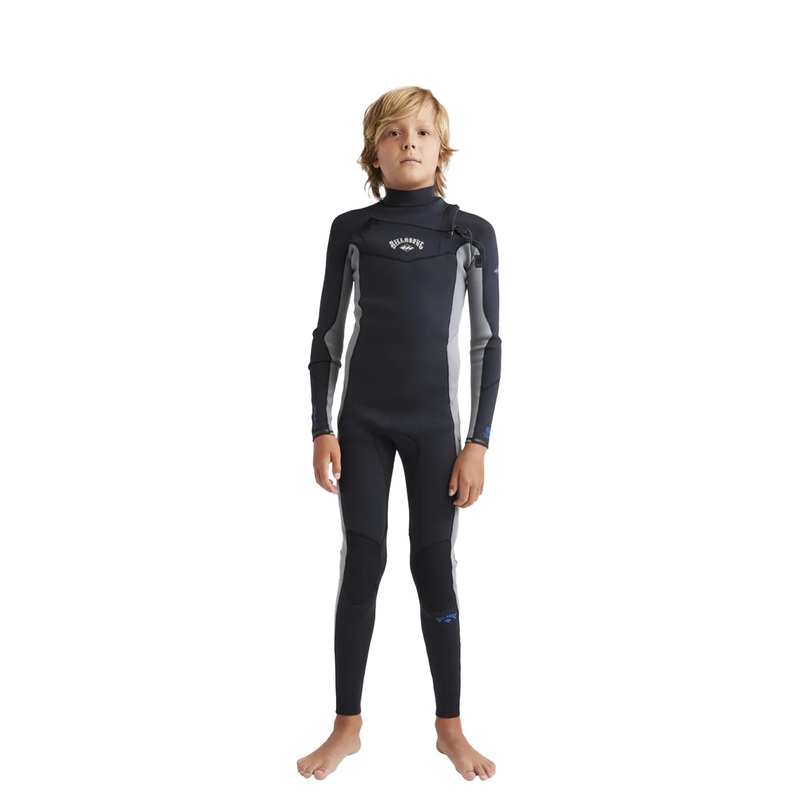 Billabong Boys (8-16) 4/3mm Absolute Natural Chest Zip Steamer Wetsuit