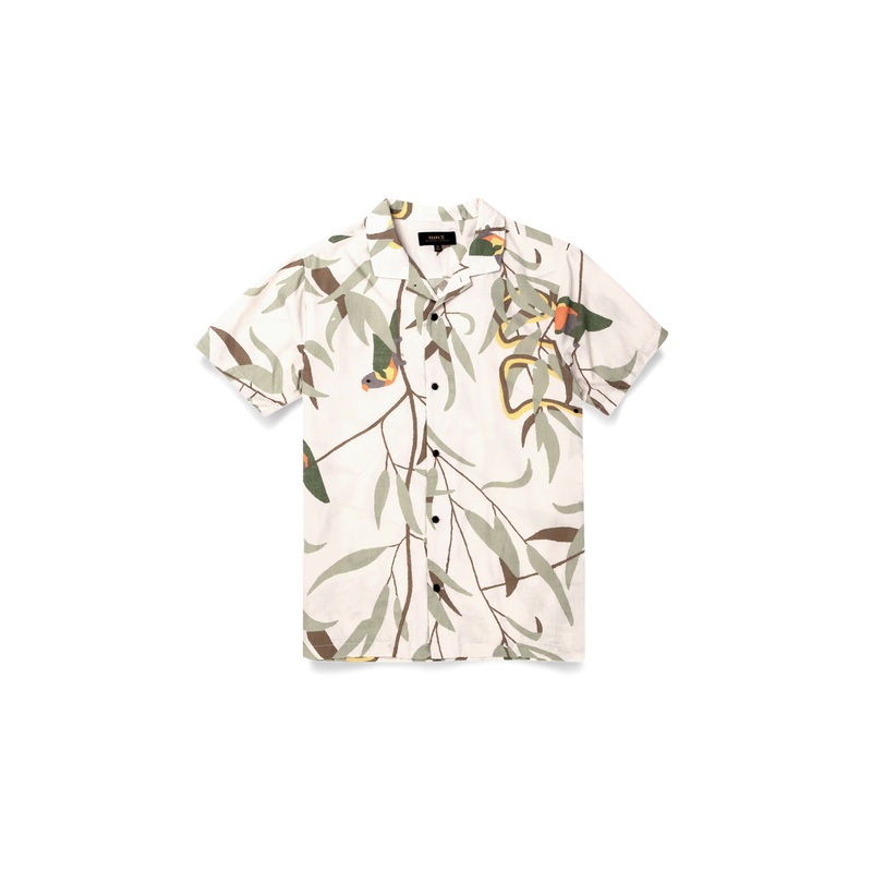Roark Mens Gonzo Short Sleeve Button Up Shirt