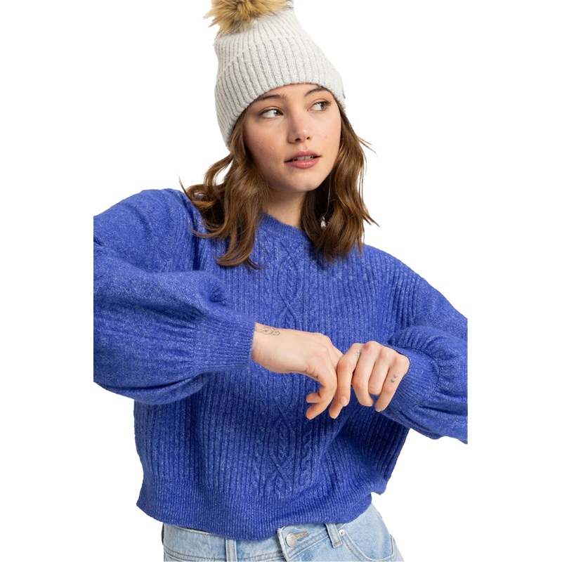 ROXY Womens Vip Cozy Lounge Crew Neck