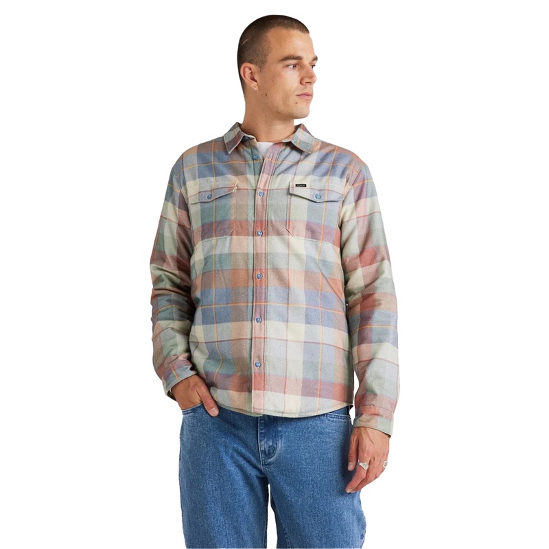 RVCA Mens Replacement Lined Long Sleeve Shirt