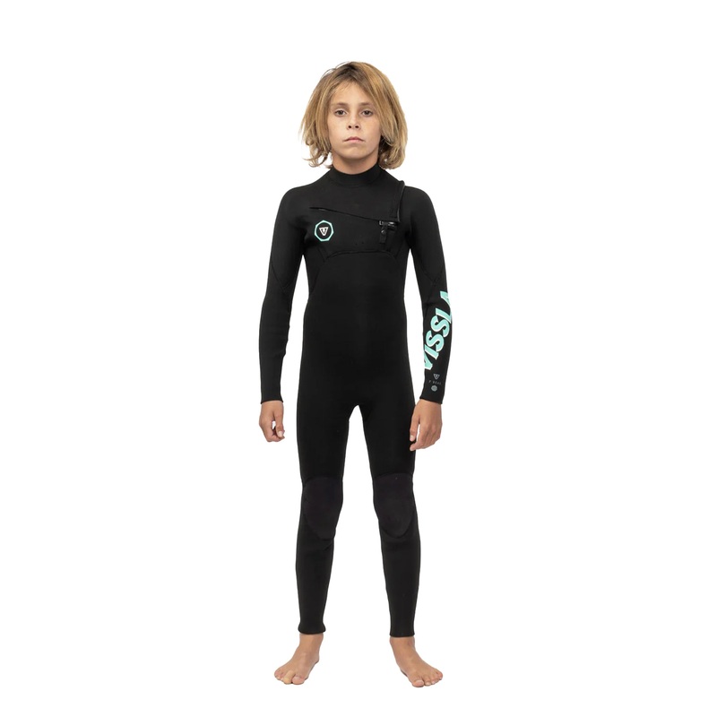 Vissla Boys 7 Seas Boys 4/3mm Full Chest Zip Wetsuit