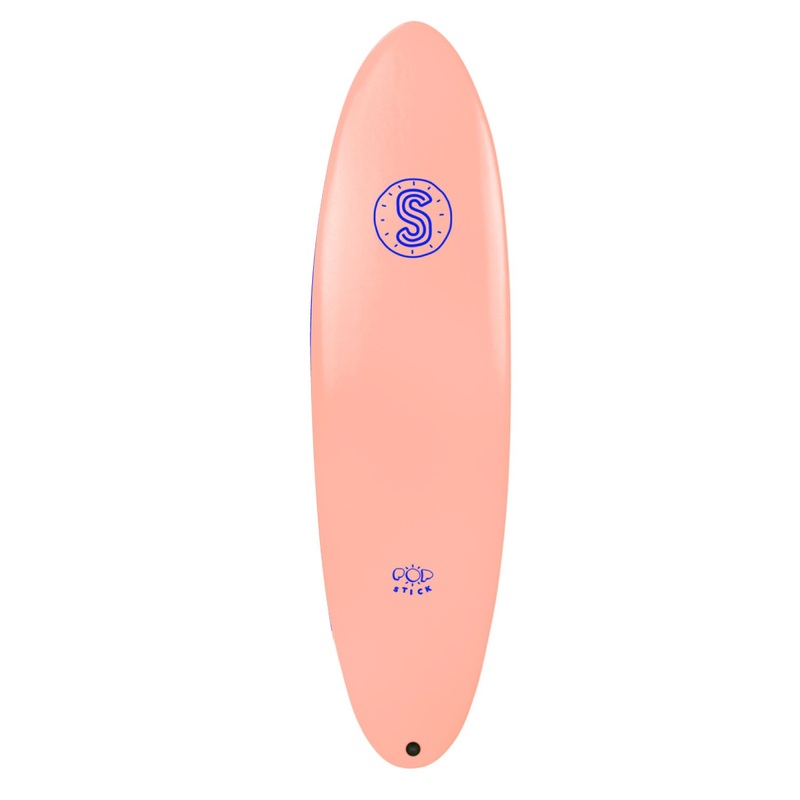 7ft Softlite Pop Stick softboard - Comes with fins