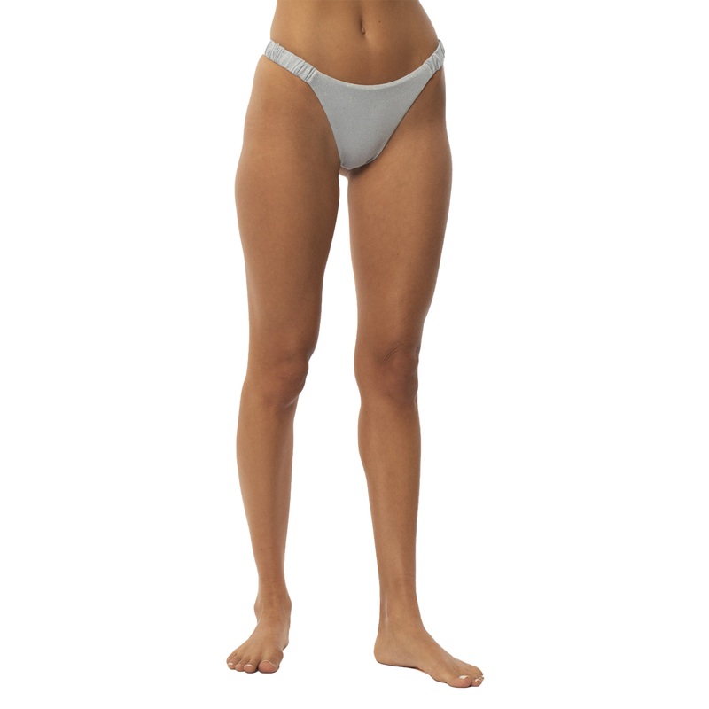 Amuse Society Womens Solid Penny High Hip Bikini Bottom