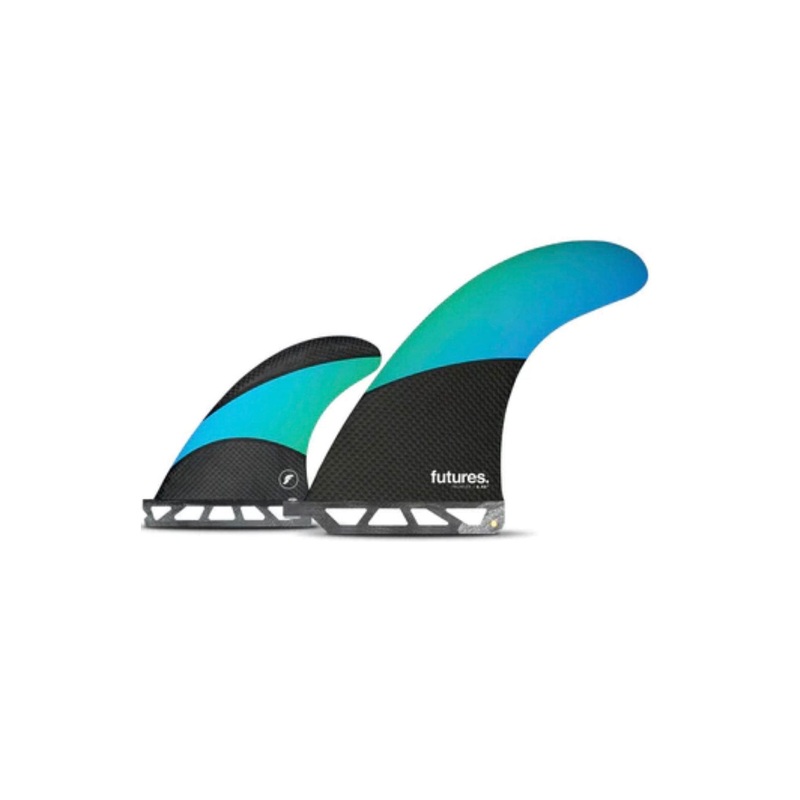 Future Fins Techflex 2+1 Longboard fin set - Blue/Green