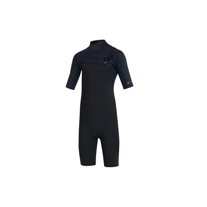 O'Neill Boys Hyperfreak 2mm Short Sleeve Chest Zip Springsuit
